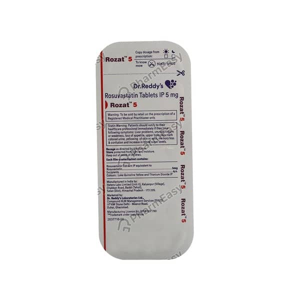 Rozat 5 Strip Of 14 Tablets