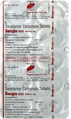 Sevgia 800 Strip Of 10 Tablets