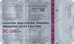 FC 206 STRIP OF 10 TABLETS
