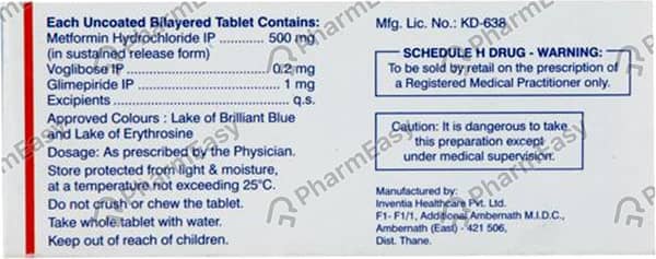 K Glim Trio 1 Strip Of 10 Tablets