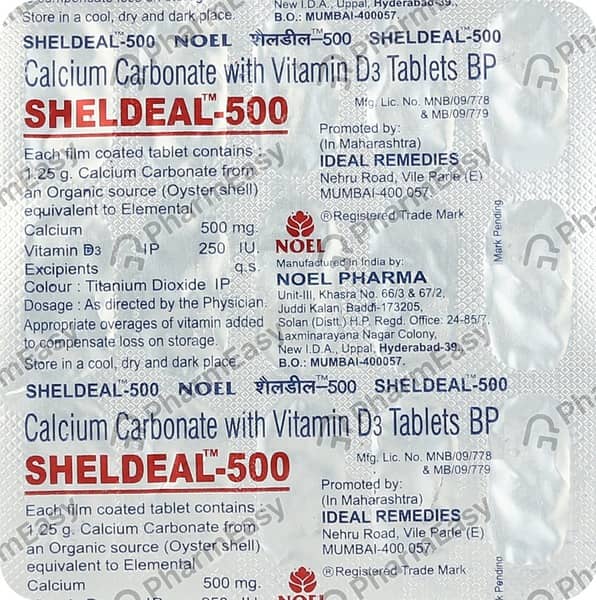 Sheldeal 500 Strip Of 15 Tablets