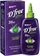 D FREE ANTI DANDRUFF LOTION 100ML