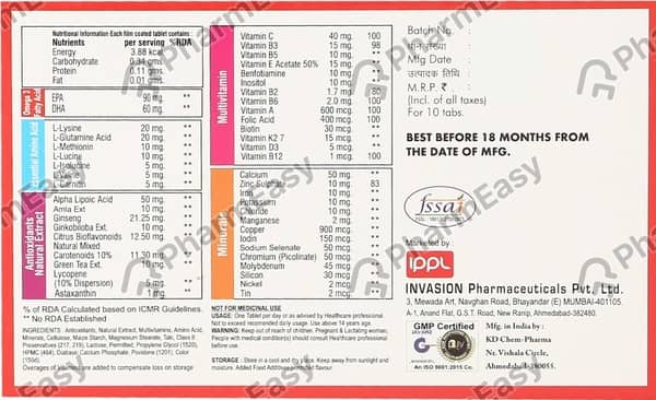 Covital Strip Of 10 Tablets