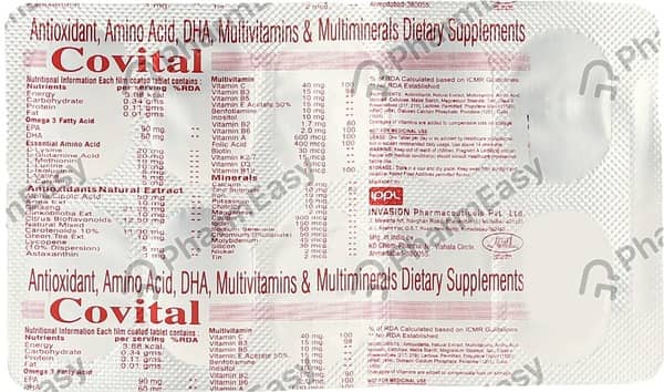 Covital Strip Of 10 Tablets