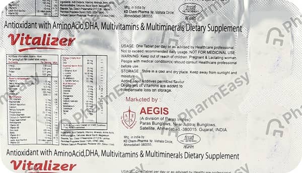 Vitalizer Strip Of 10 Tablets