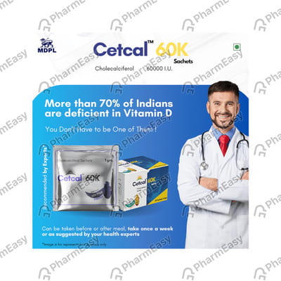 Cetcal 60k Sachet Mix Fruit Flavour 1gm