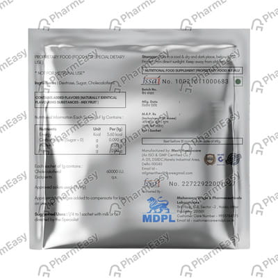 Cetcal 60k Sachet Mix Fruit Flavour 1gm