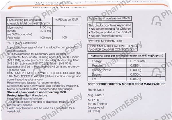 Cystofert Strip Of 10 Tablets
