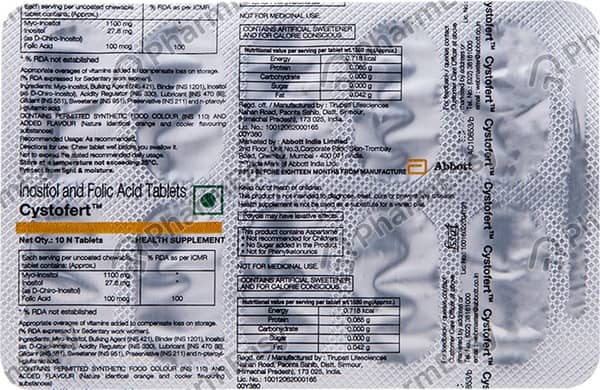 Cystofert Strip Of 10 Tablets