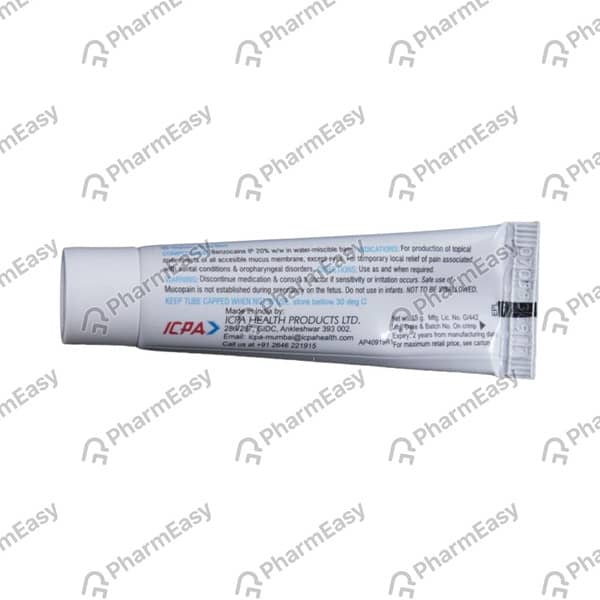 Mucopain Mouth Gel