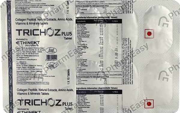 Trichoz Plus Strip Of 10 Tablets