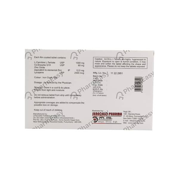 Q Cellplus Strip Of 10 Tablets