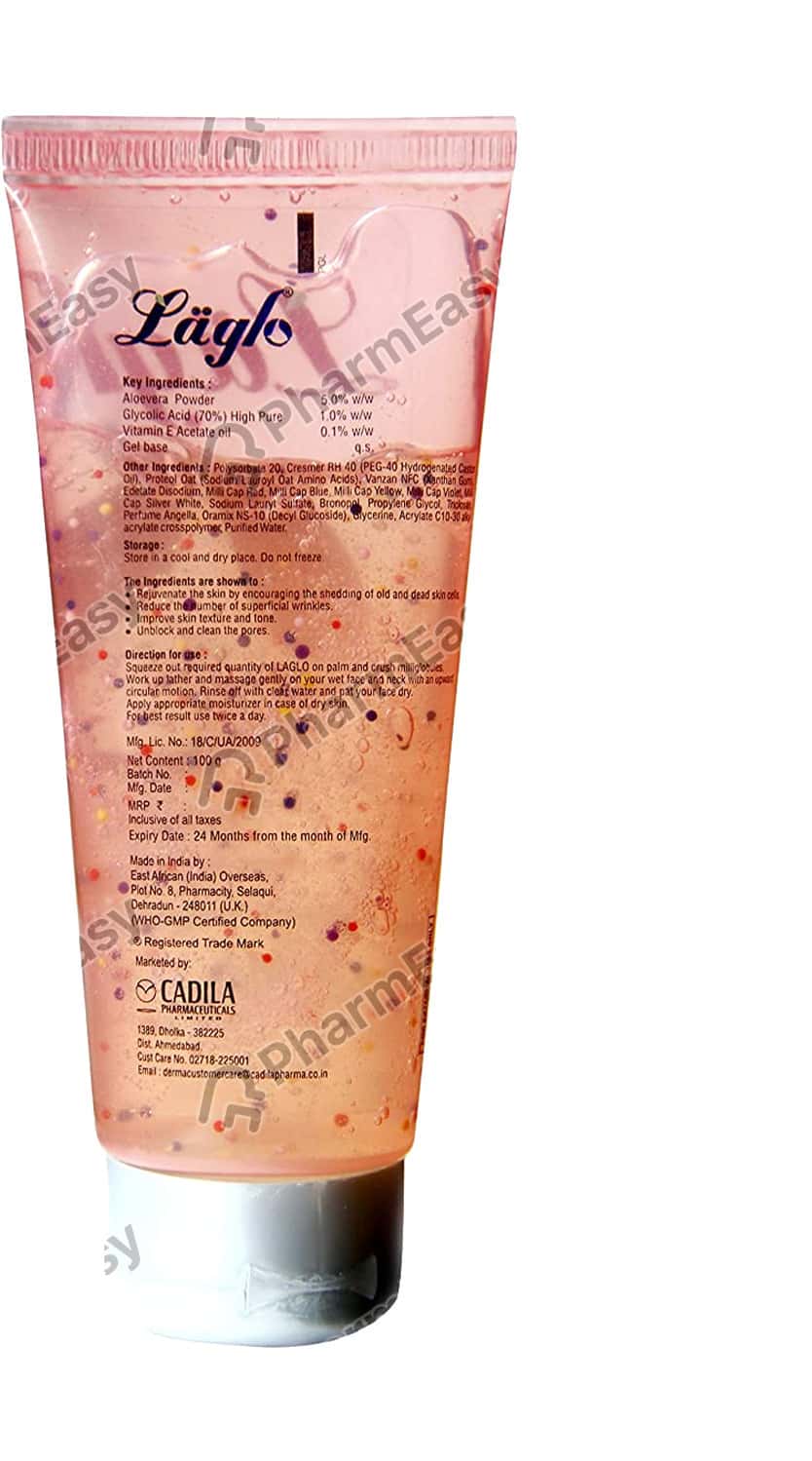 Buy Laglo Face Wash Gel 100gm Online at Flat 15 OFF PharmEasy