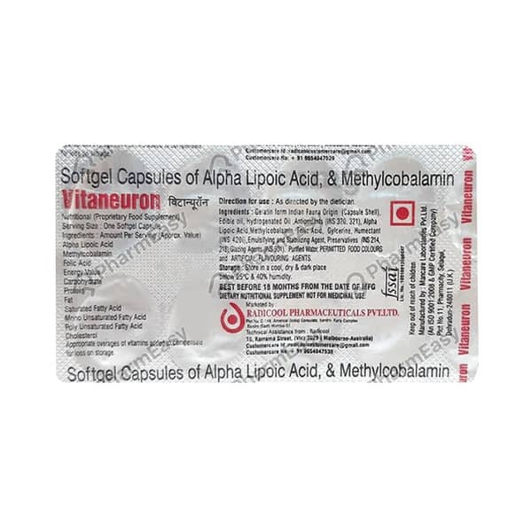 Vitaneuron D3 Strip Of 10 Capsules