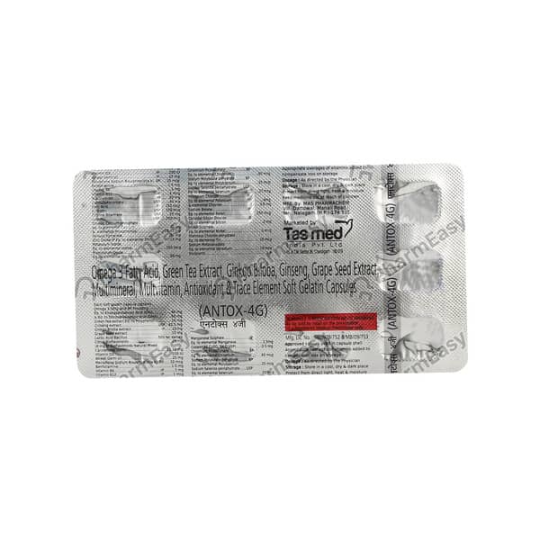 Antox 4g Strip Of 10 Capsules