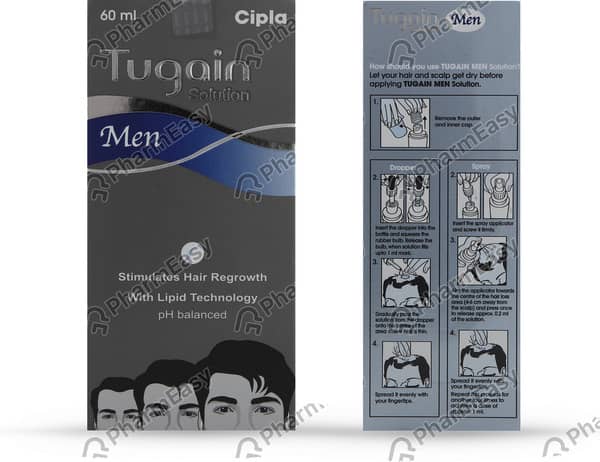 Tugain Men 5% Minoxidil Bottle Of 60Ml Solution