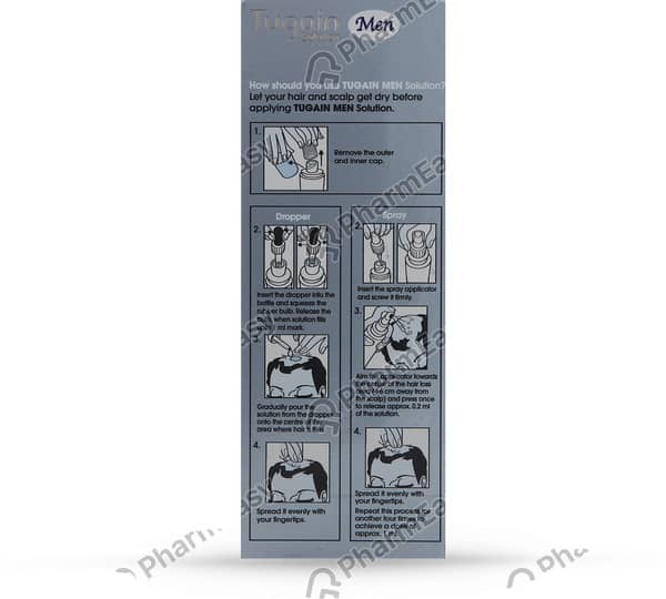 Tugain Men 5% Minoxidil Bottle Of 60Ml Solution