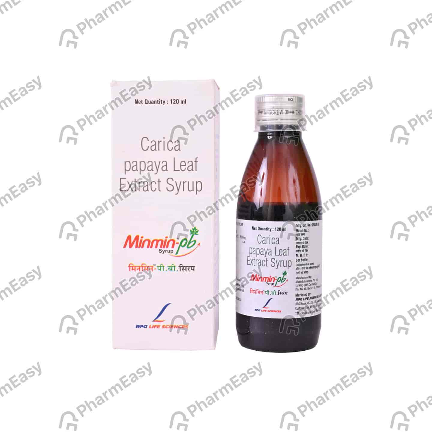 Minmin Pb Bottle Of 120ml Syrup