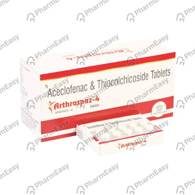 Arthraspaz 4 Strip Of 10 Tablets