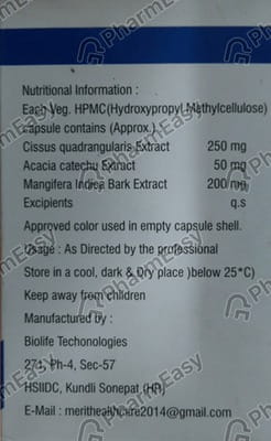 Cissfast Strip Of 10 Capsules
