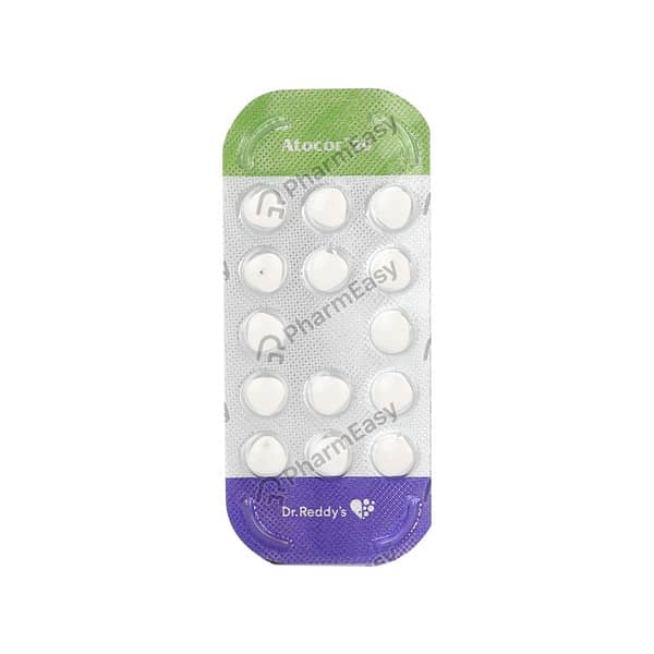 Atocor 20 Strip Of 14 Tablets