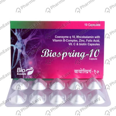 Biospring 10 Strip Of 10 Capsules
