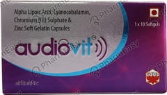 AUDIOVIT STRIP OF 10 CAPSULES