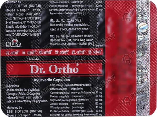 Dr Ortho Strip Of 10 Capsules