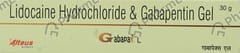 GABAPAX L TUBE OF 30GM GEL