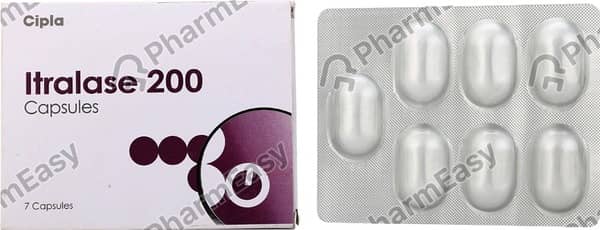 Itralase 200 Strip Of 7 Capsules