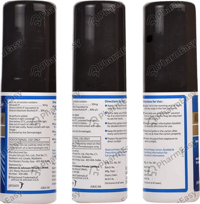 Regaine 5% Bottle Of 60ml Solution (Pack Of 3)