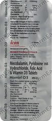 HOMIN D3 STRIP OF 10 TABLETS