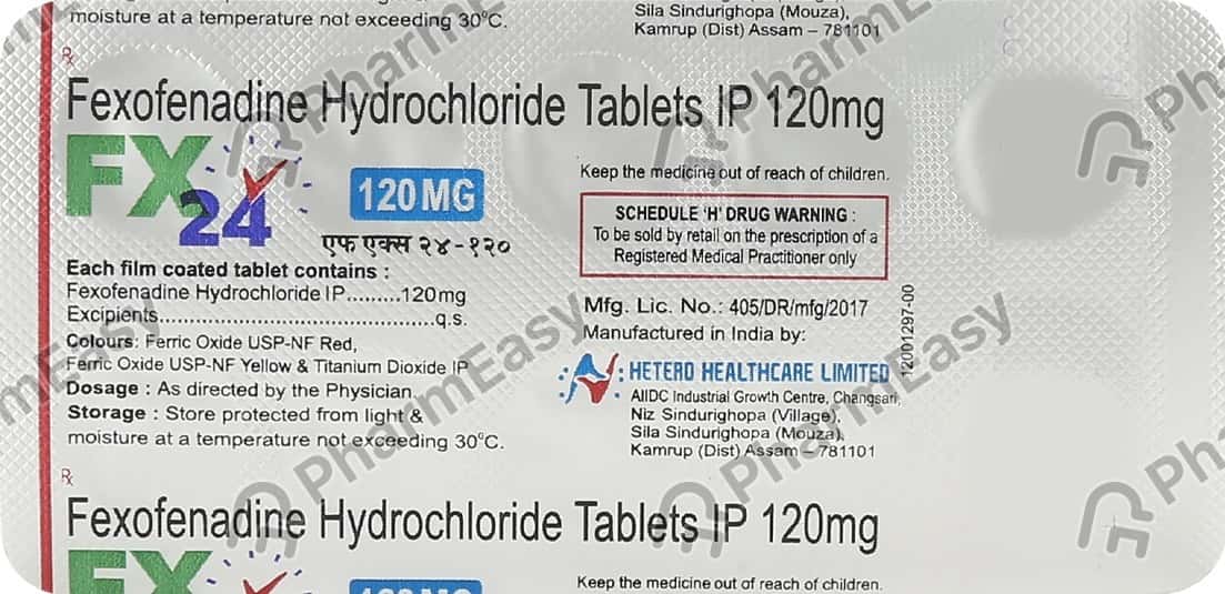 Fx 24 120 MG Tablet (10): Uses, Side Effects, Price & Dosage | PharmEasy