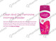 Clean And Dry Daily Intimate Bottle Of 100Gm Vaginal Powder