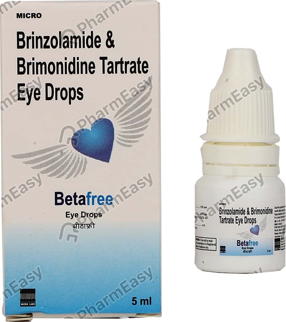 Betafree Eye Drops 5ml Uses, Side Effects, Price & Dosage PharmEasy
