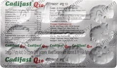 CADIFAST Q10 STRIP OF 10 CAPSULES