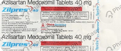 Zilpres 40 Strip Of 10 Tablets