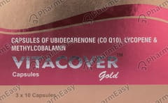 VITACOVER GOLD STRIP OF 10 SOFTGEL CAPSULES