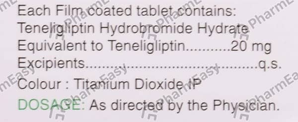 Tenroz 20mg Strip Of 10 Tablets