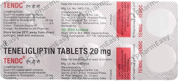 Tenroz 20mg Strip Of 10 Tablets