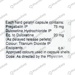 PREGABID D 75/20MG STRIP OF 10 CAPSULES