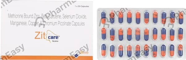 Zitcare Strip Of 30 Capsules