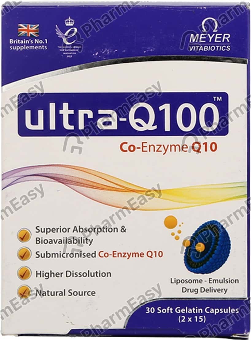 Ultra Q 100 Strip Of 15 Capsules