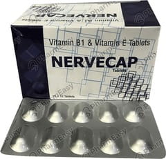 NERVECAP B STRIP OF 10 CAPSULES