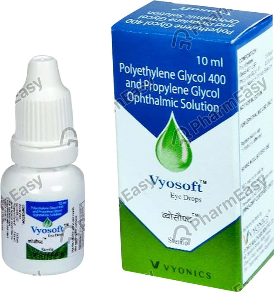 Vyosoft Bottle Of 10ml Eye Drops Uses, Side Effects, Price & Dosage