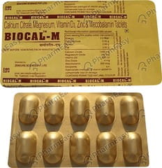 BIOCAL M STRIP OF 10 TABLETS