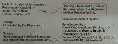 Rozfirst F 10mg Strip Of 10 Tablets
