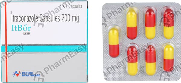 Itbor 200mg Strip Of 7 Capsules