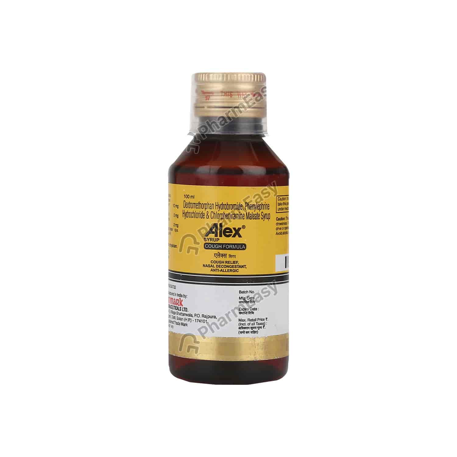 Buy Alex Cough Formula Syp 100ml Online at flat 15 off PharmEasy