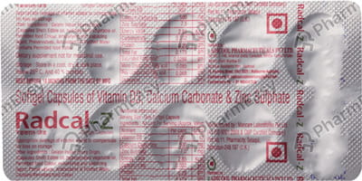 Radcal Z Strip Of 10 Capsules